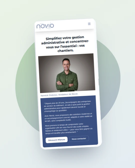 Le fondateur de Novio